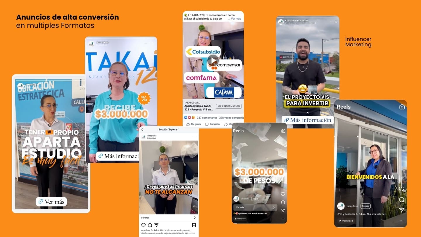 Caso de éxito de marketing digital Inmobiliario - Takai 128 apartaestudios - MAD Agencia Digital (3)