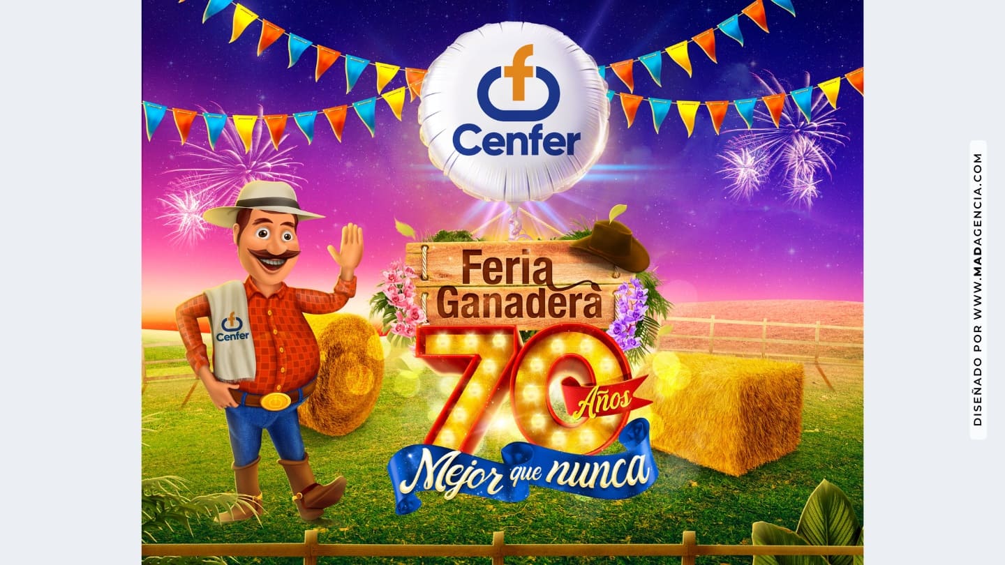 Diseño de Campañas publicitarias para la feria Ganadera de Cenfer por MAD Agencia (4)