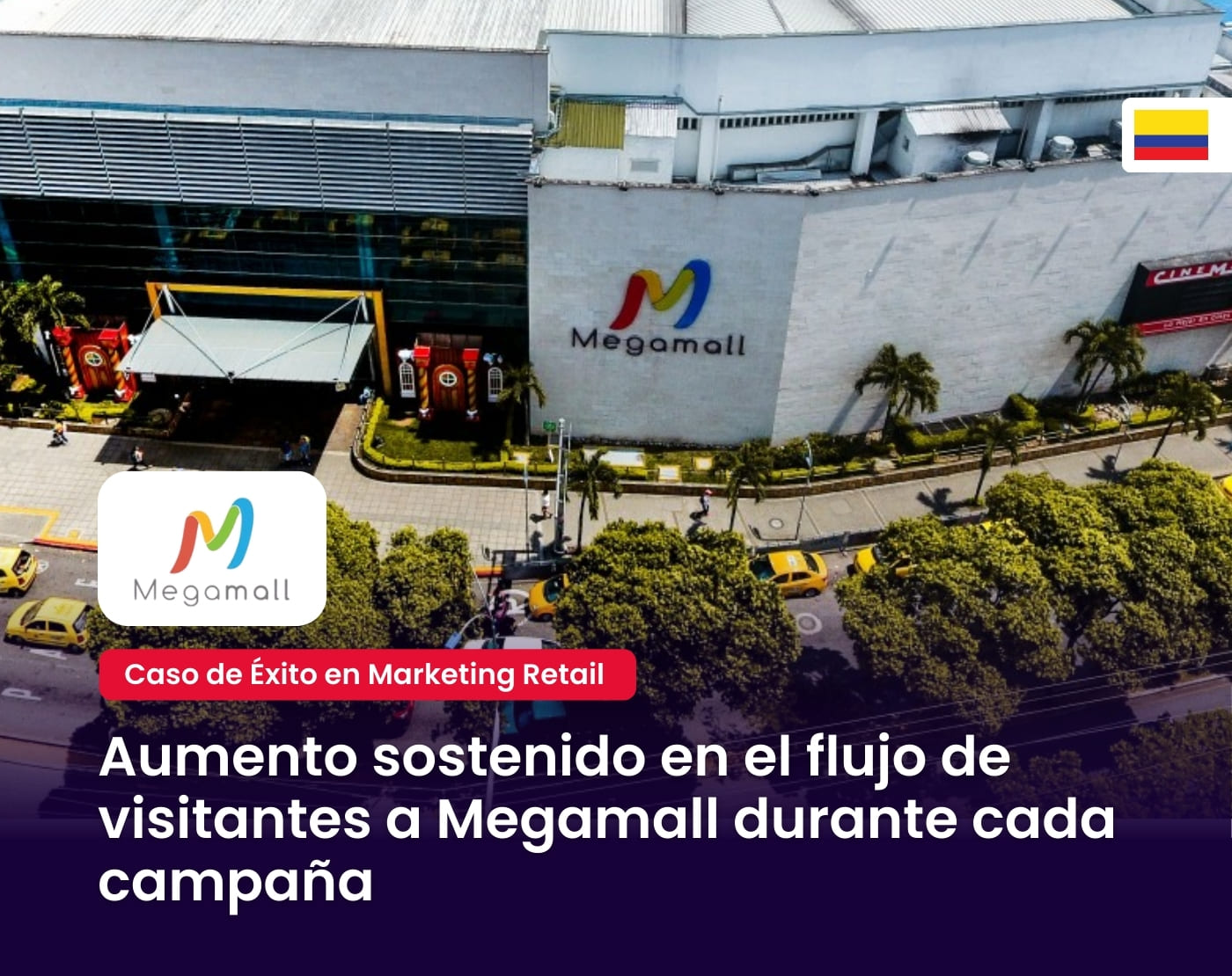 Caso de Éxito de marketing Retail para Megamall Centro comercial en Colombia por MAD Agencia de Marketing digital para centros comerciales